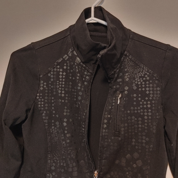 Smart Set MUV Black Cotton Athletic Zip Jacket/Sweater (Size S) - Picture 4 of 7